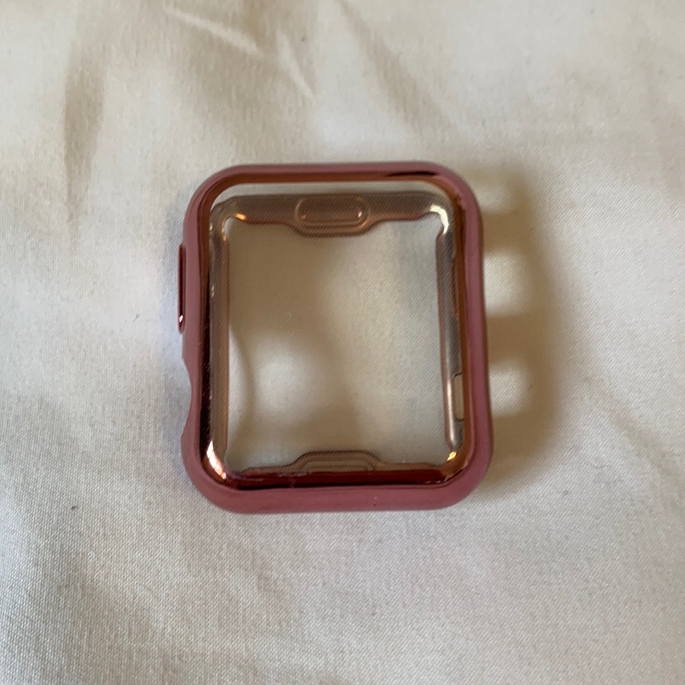 Pink Apple Watch screen protector
